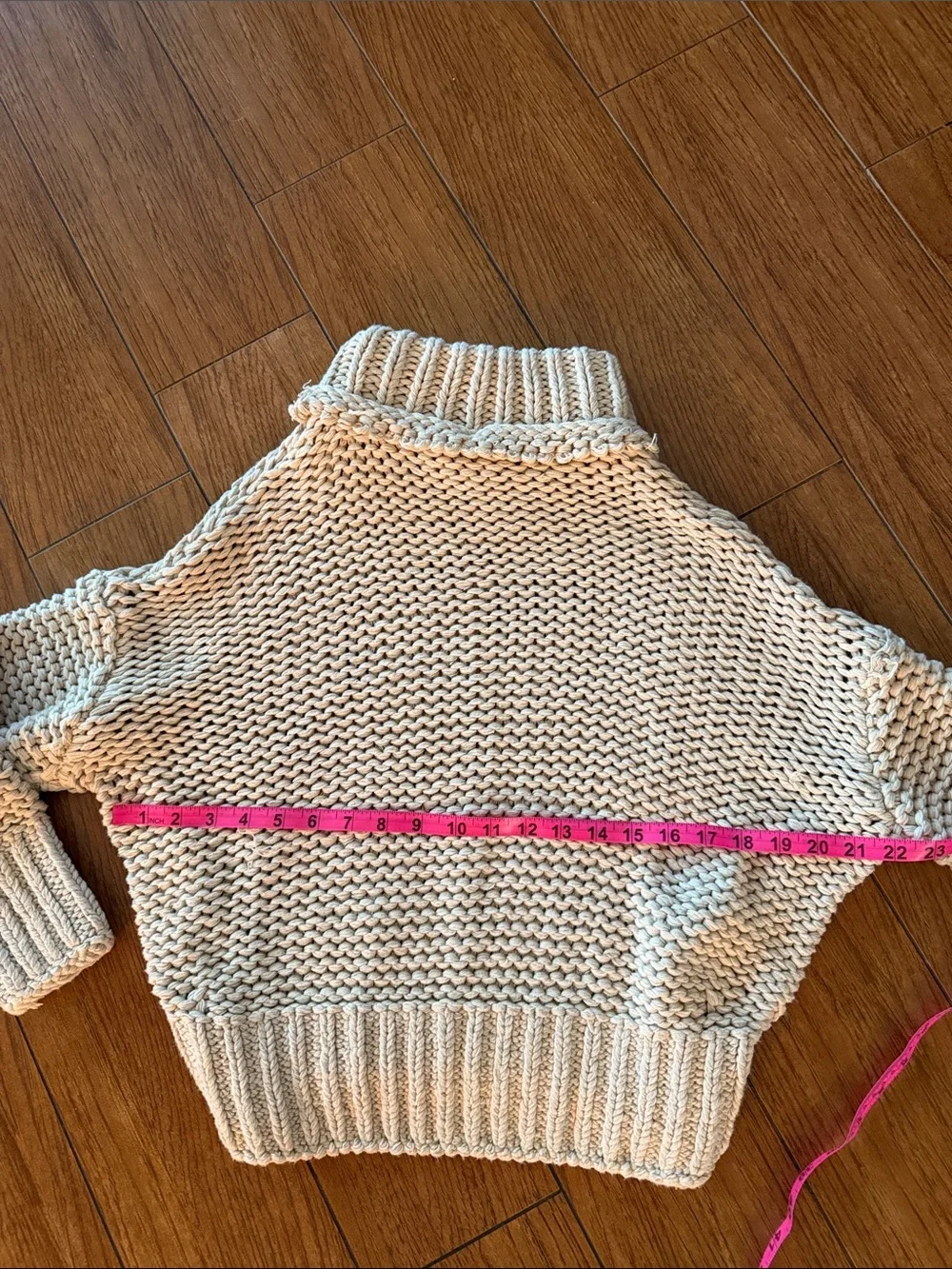 Free People My Only Sunshine Chunky Knit Sweater- size XS